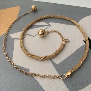 Gold Metal Tassel Belt